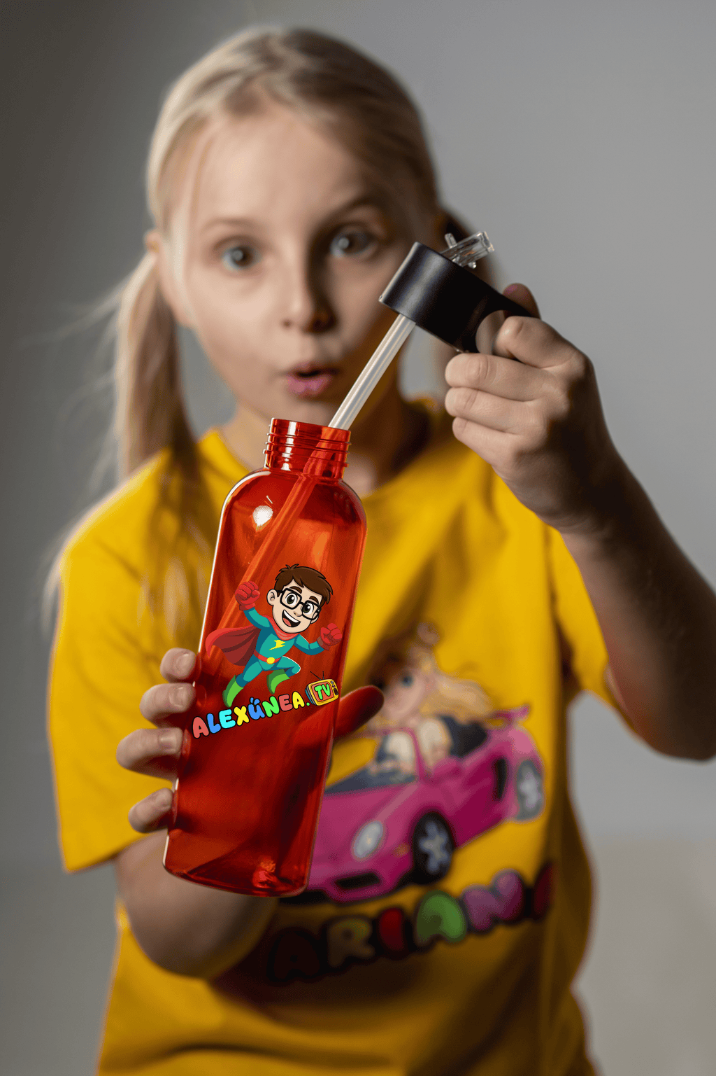 STICLĂ SPORT CU PAI OFICIAL ALEXUNEA TV | "SUPER-EROU"