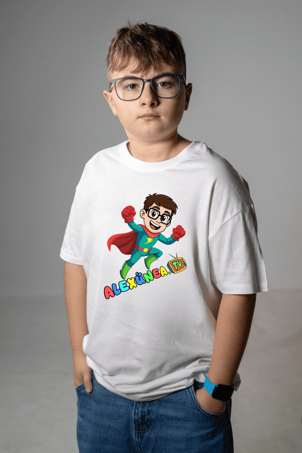 TRICOU OFICIAL ALEXUNEA TV | "SUPER-EROU"